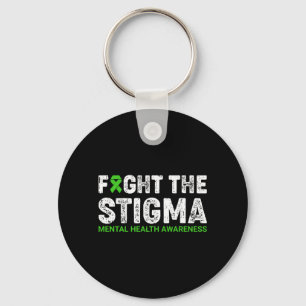 Vecht Tegen Het Stigma Mentale Gezondheidsbewustzi Sleutelhanger