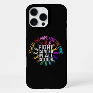 Vecht tegen kanker in elke en alle kleuren - linte iPhone 16 pro max hoesje