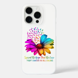 Vecht tegen kanker in lintjes bloem in elke en all iPhone 16 pro hoesje
