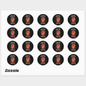 Vecht tegen Leukemie Ontwerp voor een Moeder van e Ronde Sticker (Vel)