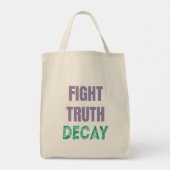 Vecht tegen verval van de waarheid tote bag (Achterkant)