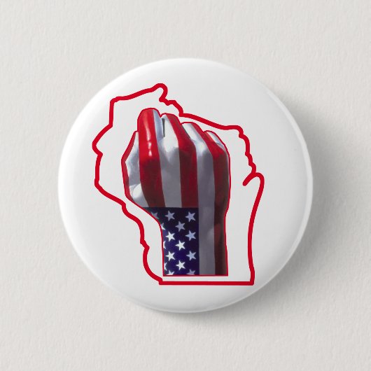 Vecht terug! ronde button 5,7 cm (Voorkant)