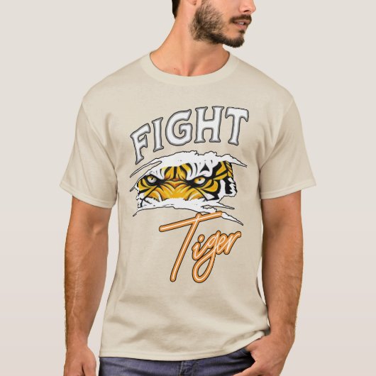 Vecht Tijger T-shirt (Voorkant)