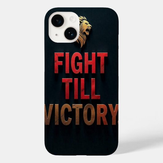 Vecht tot de overwinning Case-Mate iPhone case (Achterkant)