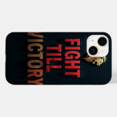 Vecht tot de overwinning Case-Mate iPhone case (Achterkant (horizontaal))