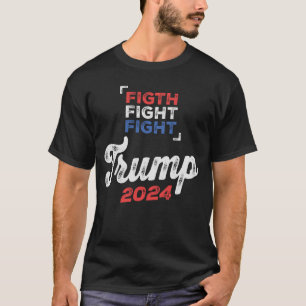 Vecht! Trump 2024 Verdedig onze waarden T-shirt