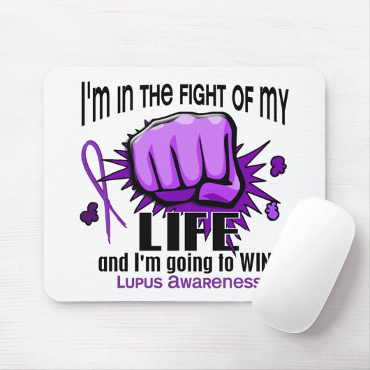 Vecht van mijn leven 2 Lupus Muismat (Met muis)