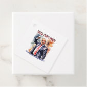 Vecht! Vecht! Vecht! Trump legende Bedankjes Labels (In situ)