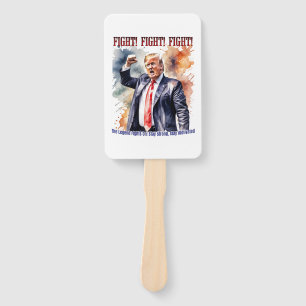 Vecht! Vecht! Vecht! Trump legende Handwaaier