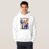 Vecht! Vecht! Vecht! Trump legende Hoodie (Voorkant volledig)