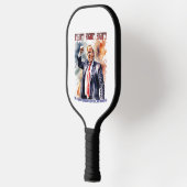 Vecht! Vecht! Vecht! Trump legende Pickleball Paddle (Links)