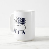 Vecht, vecht, vecht, win koffiemok (Voorkant links)