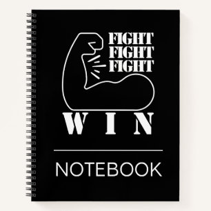 Vecht, vecht, vecht, win notitieboek
