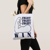 Vecht, vecht, vecht, win tote bag (Dichtbij)