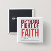 Vecht vierkant Button (Voorkant /achterkant)