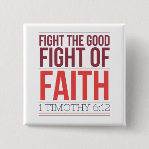 Vecht vierkant Button