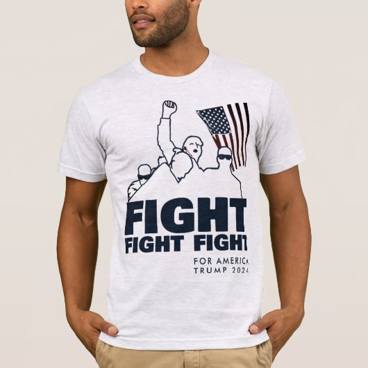 VECHT VOOR AMERIKA T-SHIRT (Voorkant)