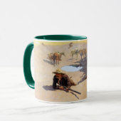 Vecht voor een watergat mok (Voorkant links)