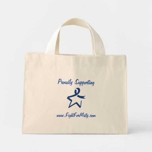 Vecht voor een zuinig wasgoed mini tote bag (Voorkant)