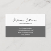 Vecht voor je juiste advocaat, advocaat, advocaat visitekaartje (Achterkant)