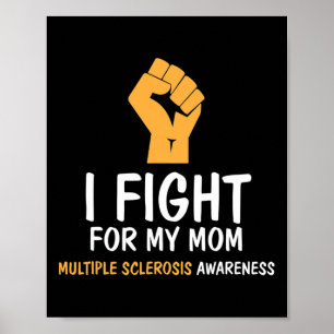 Vecht voor mijn moeder MS Awareness Poster
