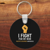 Vecht voor mijn moeder MS Awareness Sleutelhanger (Voorkant)