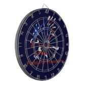Vecht voor vrijheid Eagle Dart Board Dartbord (Voorkant Links)