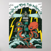 vecht voor wat u gelooft poster (Voorkant)