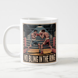  vechtclub - geen bling in de ring grote koffiekop