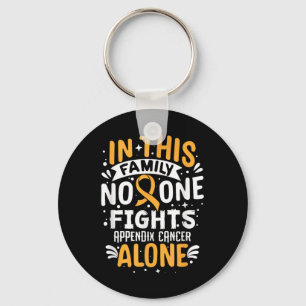Vechten - Appendix Cancer Awareness Supporter Sleutelhanger