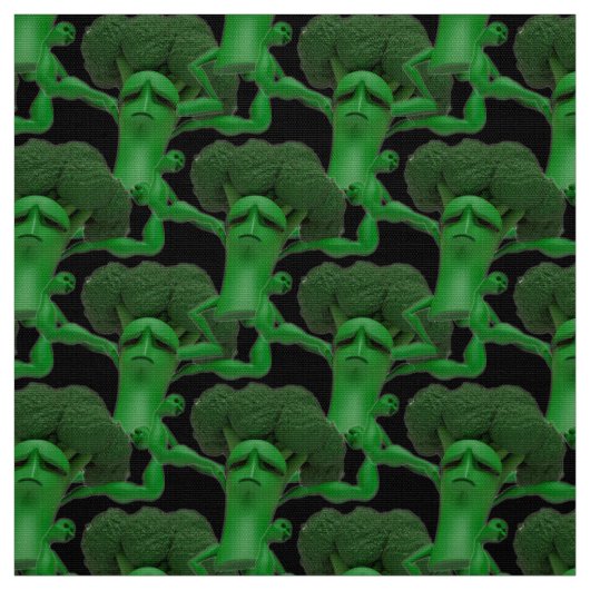 Vechten Broccoli Boksen Stof -  plezier (Swatch)