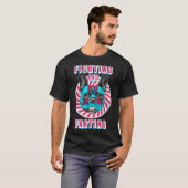 Vechten en scheten Lucha Libre Frenchie Dog Hum T-shirt (Voorkant volledig)