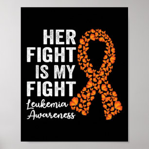 Vechten is mijn gevecht Oranje ondersteuning leuke Poster