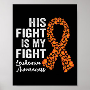 Vechten is mijn gevecht Oranje ondersteuning leuke Poster
