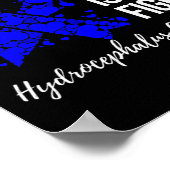 Vechten is mijn strijd hydrocefalus bewustzijn 3 poster (Hoek)