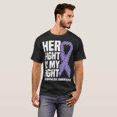 Vechten is mijn strijd tegen fibromyalgie Bewustzi T-shirt (Voorkant volledig)