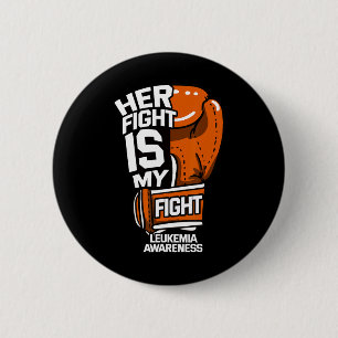 Vechten is mijn strijd tegen leukemie bewustzijn b ronde button 5,7 cm