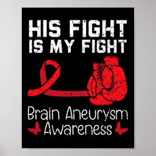Vechten is mijn vecht medische aandoening aneurysm poster