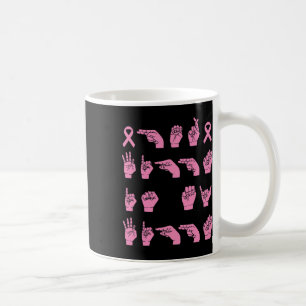 Vechten is mijn vechtgebarentaal Borstkanker Supp Koffiemok