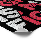 Vechten is mijn vechthersenaneurysma-ondersteuning poster (Hoek)