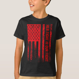 Vechten is ons bewustzijn van hartziekten t-shirt