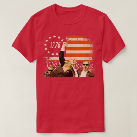 Vechten sinds 1776 2024 t-shirt (Design voorkant)