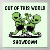 Vechten tegen aliens poster (Voorkant)