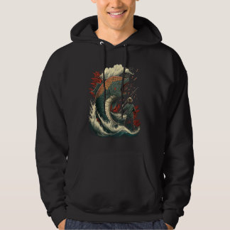 Vechten tegen de reusachtige karper Japans Hoodie