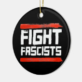 VECHTEN TEGEN FASCISTEN KERAMISCH ORNAMENT (Links)