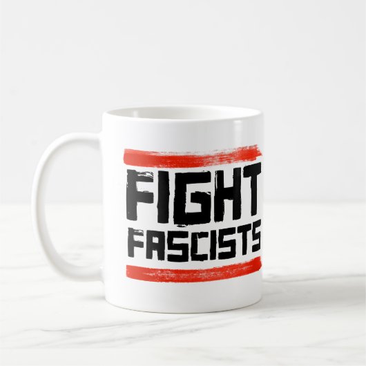 VECHTEN TEGEN FASCISTEN KOFFIEMOK (Links)
