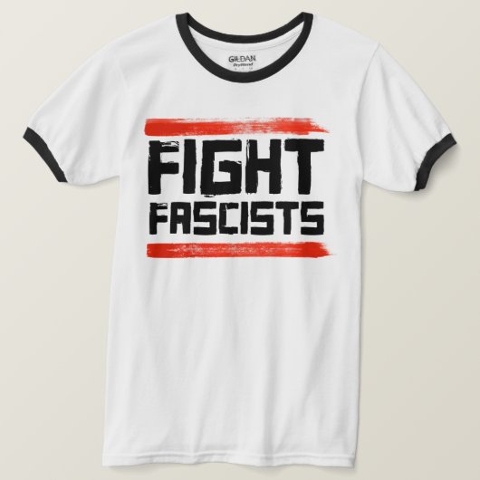 VECHTEN TEGEN FASCISTEN T-SHIRT (Design voorkant)