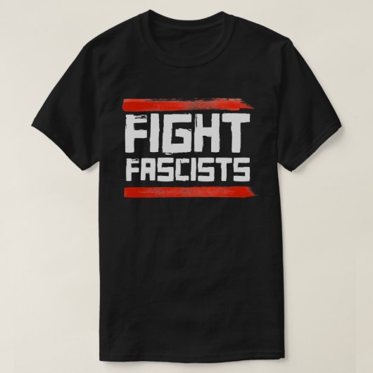 VECHTEN TEGEN FASCISTEN T-SHIRT (Design voorkant)