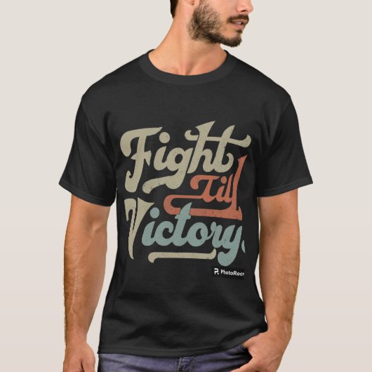 Vechten tot de overwinning T-shirt (Voorkant)