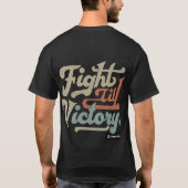 Vechten tot de overwinning T-shirt (Achterkant)